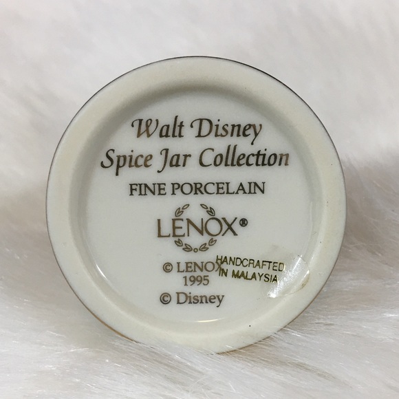LENOX Vintage Disney Spice Jar Collection 1995 Pluto Porcelain Spice Jar Nutmeg - Picture 4 of 8